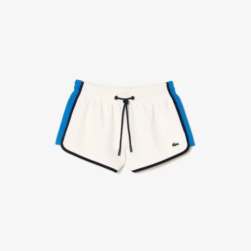 Lacoste Trousers & Shorts-Contrast Seam Double Sided Pique Shorts