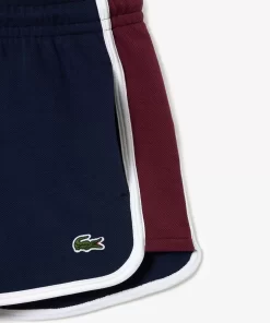 Lacoste Trousers & Shorts-Contrast Seam Double Sided Pique Shorts