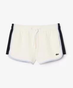 Lacoste Trousers & Shorts-Contrast Seam Double Sided Pique Shorts