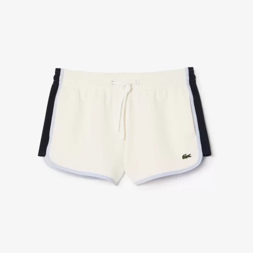 Lacoste Trousers & Shorts-Contrast Seam Double Sided Pique Shorts