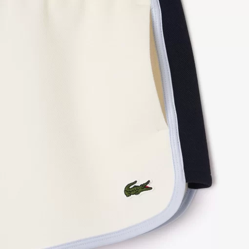 Lacoste Trousers & Shorts-Contrast Seam Double Sided Pique Shorts