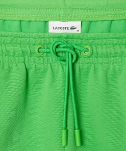 Lacoste Trousers & Shorts-Contrast Seam Double Sided Pique Shorts