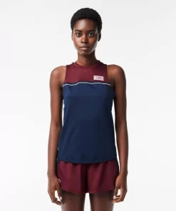 Lacoste Fitness & Training-Contrast Stretch Cotton Sport T-Shirt