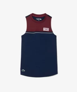 Lacoste Fitness & Training-Contrast Stretch Cotton Sport T-Shirt