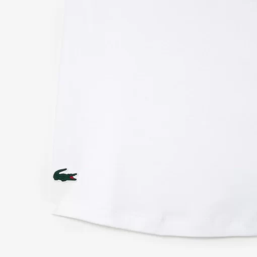 Lacoste Fitness & Training-Contrast Stretch Cotton Sport T-Shirt