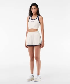 Lacoste Trousers & Shorts-Contrast Trim Short Terry Shorts