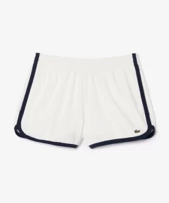 Lacoste Trousers & Shorts-Contrast Trim Short Terry Shorts