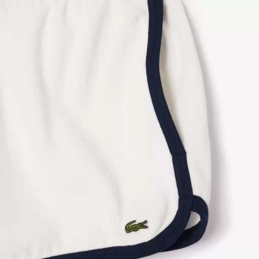 Lacoste Trousers & Shorts-Contrast Trim Short Terry Shorts