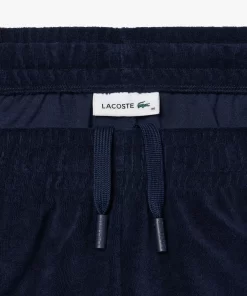 Lacoste Trousers & Shorts-Contrast Trim Short Terry Shorts