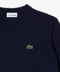 Lacoste Girl Clothing-Cotton And Merino Blend Sweater