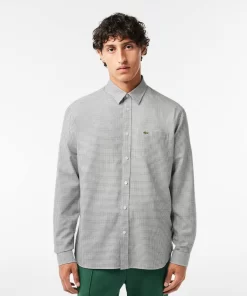 Lacoste Shirts-Cotton Flannel Checked Shirt