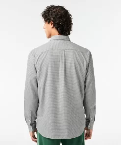 Lacoste Shirts-Cotton Flannel Checked Shirt