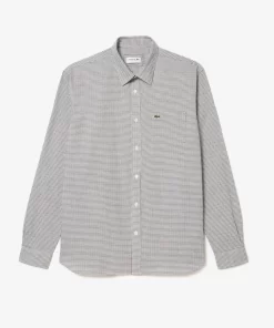 Lacoste Shirts-Cotton Flannel Checked Shirt