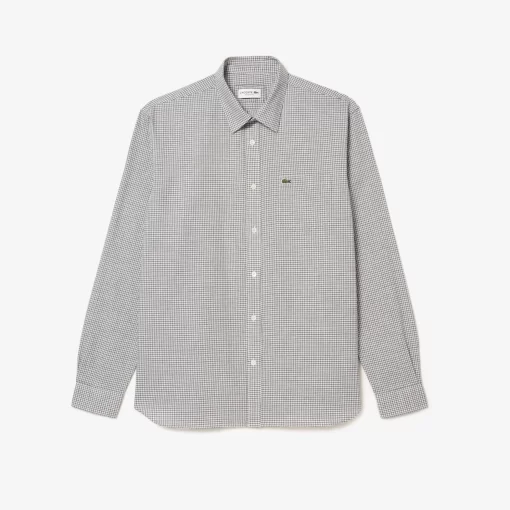 Lacoste Shirts-Cotton Flannel Checked Shirt