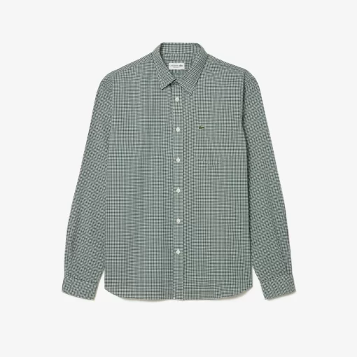 Lacoste Shirts-Cotton Flannel Checked Shirt