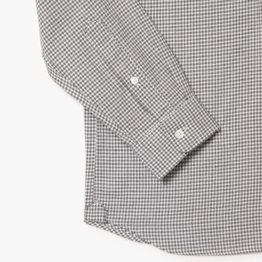 Lacoste Shirts-Cotton Flannel Checked Shirt