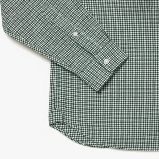 Lacoste Shirts-Cotton Flannel Checked Shirt