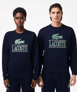 Lacoste Sweatshirts-Cotton Fleece Branded Jogger Sweatshirt