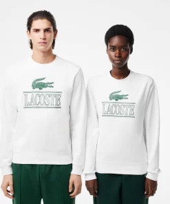 Lacoste Sweatshirts-Cotton Fleece Branded Jogger Sweatshirt