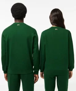 Lacoste Sweatshirts-Cotton Fleece Branded Jogger Sweatshirt