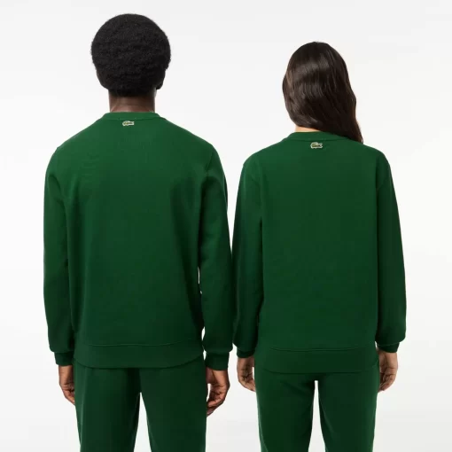 Lacoste Sweatshirts-Cotton Fleece Branded Jogger Sweatshirt