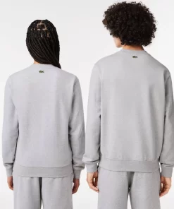 Lacoste Sweatshirts-Cotton Fleece Branded Jogger Sweatshirt