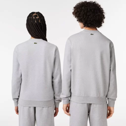 Lacoste Sweatshirts-Cotton Fleece Branded Jogger Sweatshirt