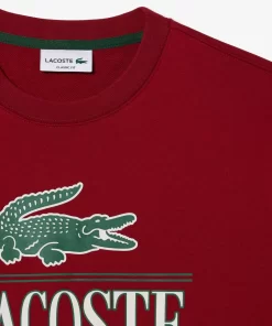 Lacoste Sweatshirts-Cotton Fleece Branded Jogger Sweatshirt