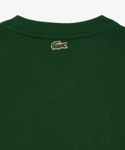 Lacoste Sweatshirts-Cotton Fleece Branded Jogger Sweatshirt