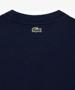 Lacoste Sweatshirts-Cotton Fleece Branded Jogger Sweatshirt