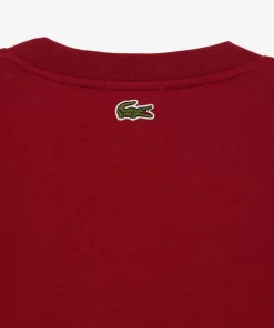 Lacoste Sweatshirts-Cotton Fleece Branded Jogger Sweatshirt