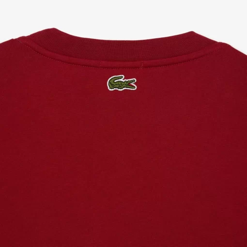 Lacoste Sweatshirts-Cotton Fleece Branded Jogger Sweatshirt