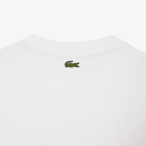 Lacoste Sweatshirts-Cotton Fleece Branded Jogger Sweatshirt