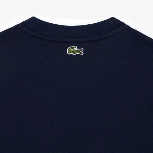 Lacoste Sweatshirts-Cotton Fleece Branded Jogger Sweatshirt