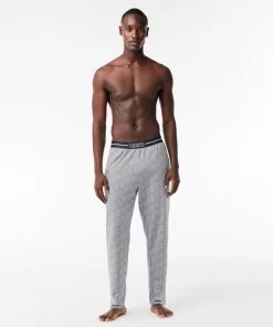 Lacoste Underwear & Lounge Wear-Cotton Fleece Lounge Pants