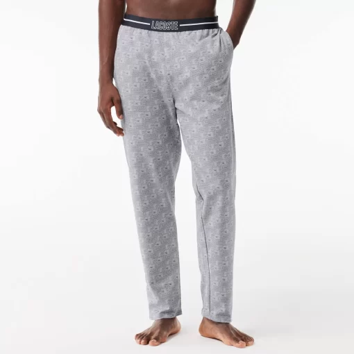 Lacoste Underwear & Lounge Wear-Cotton Fleece Lounge Pants