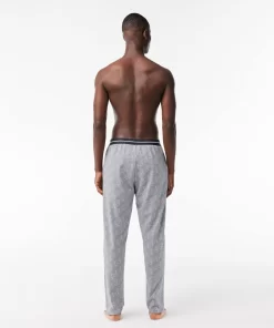 Lacoste Underwear & Lounge Wear-Cotton Fleece Lounge Pants