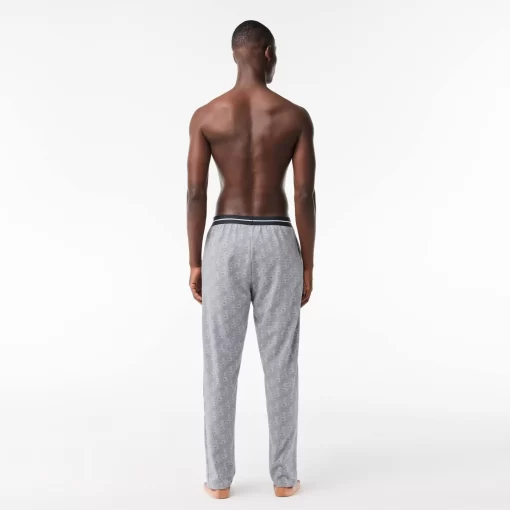 Lacoste Underwear & Lounge Wear-Cotton Fleece Lounge Pants