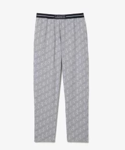 Lacoste Underwear & Lounge Wear-Cotton Fleece Lounge Pants