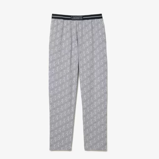 Lacoste Underwear & Lounge Wear-Cotton Fleece Lounge Pants