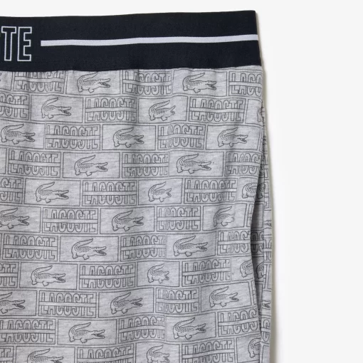 Lacoste Underwear & Lounge Wear-Cotton Fleece Lounge Pants