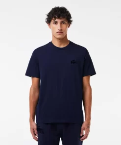 Lacoste Underwear & Lounge Wear-Cotton Jersey Lounge T-Shirt