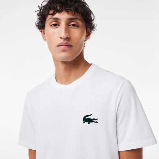 Lacoste Underwear & Lounge Wear-Cotton Jersey Lounge T-Shirt