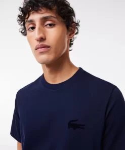 Lacoste Underwear & Lounge Wear-Cotton Jersey Lounge T-Shirt