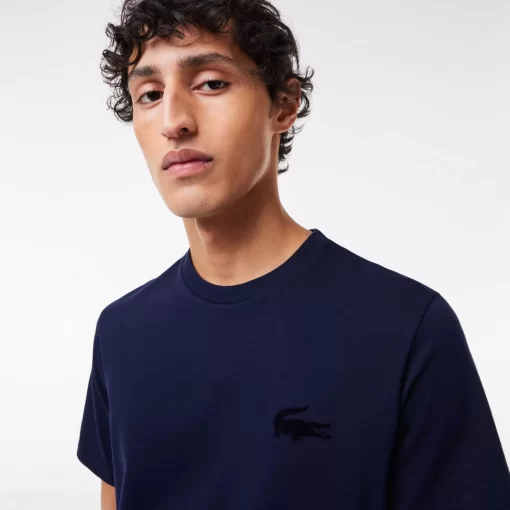 Lacoste Underwear & Lounge Wear-Cotton Jersey Lounge T-Shirt