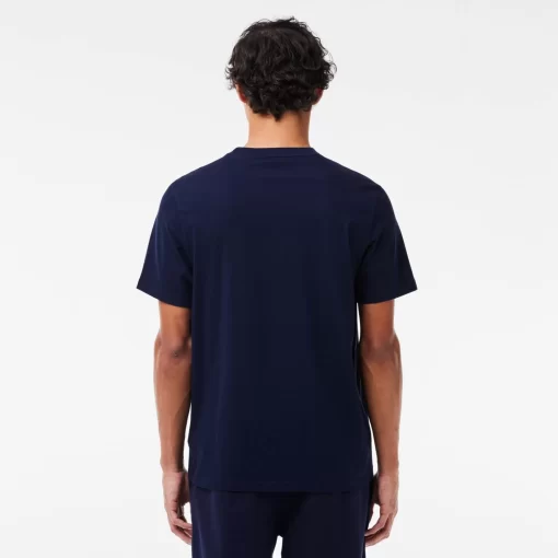 Lacoste Underwear & Lounge Wear-Cotton Jersey Lounge T-Shirt