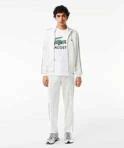 Lacoste T-Shirts-Cotton Jersey Signature Print T-Shirt