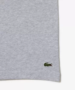 Lacoste T-Shirts-Cotton Jersey Signature Print T-Shirt