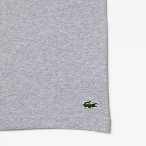 Lacoste T-Shirts-Cotton Jersey Signature Print T-Shirt