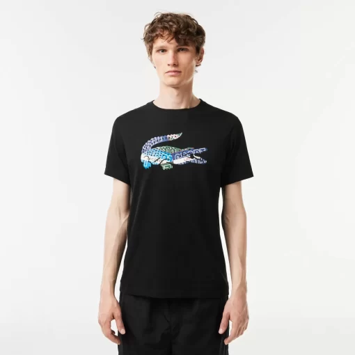 Lacoste T-Shirts-Cotton Jersey Sport T-Shirt